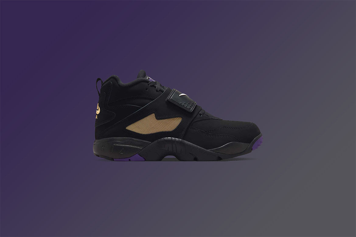Air Diamond Turf 'Ravens' - Black/White/Club Purple/Metallic Gold