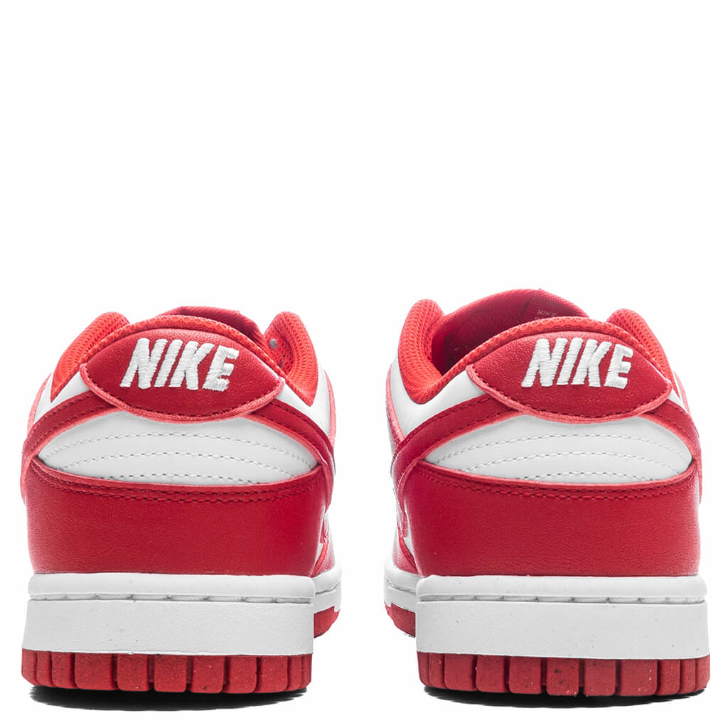 Women's Dunk Low - White/University Red