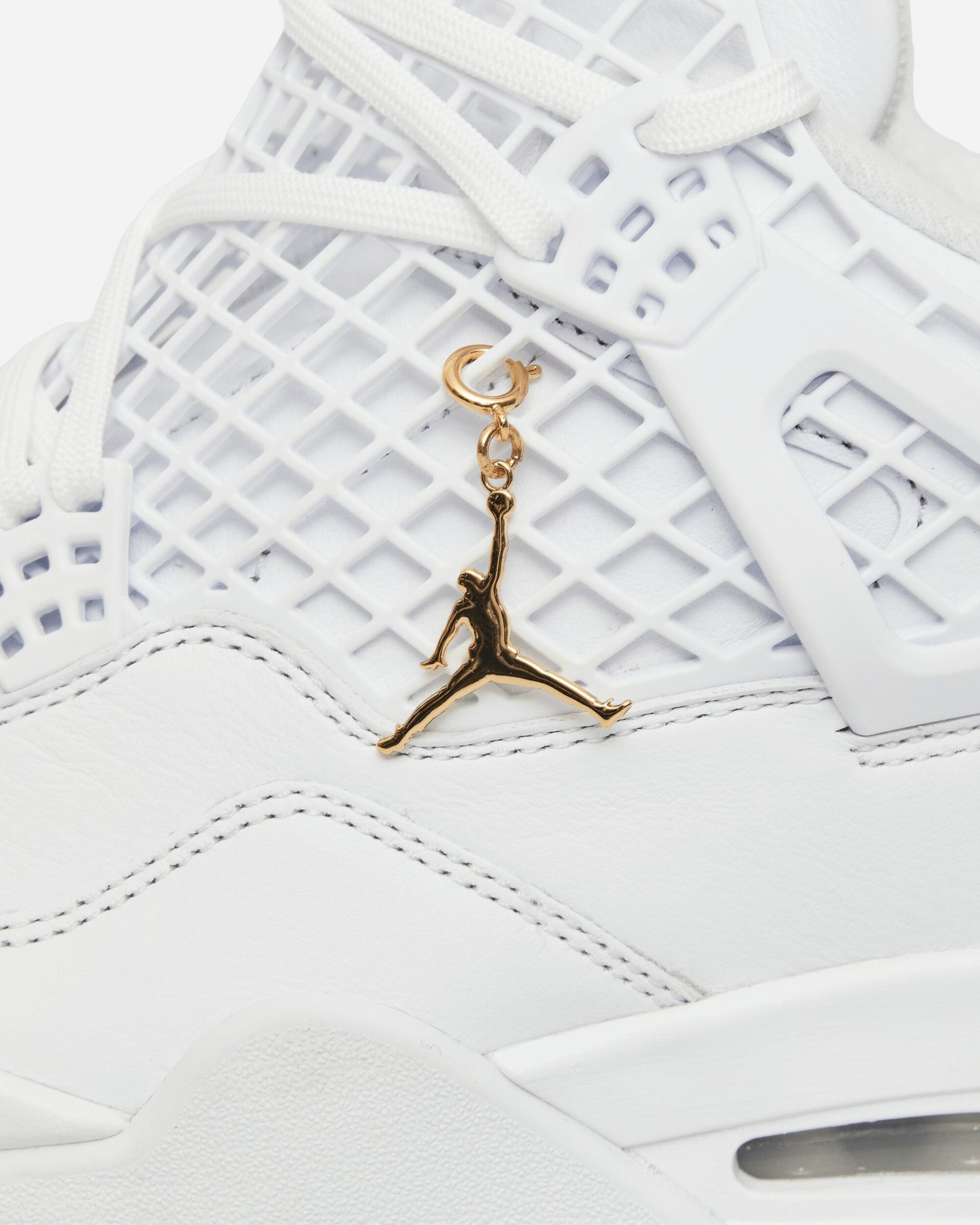 Women's Air Jordan 4 Net Sneakers White