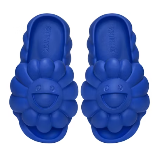 Takashi Murakami Ohana Full Bloom Slide Lapis Blue