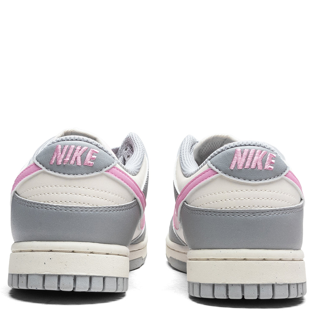 Women's Dunk Low - Light Smoke Grey/Pink Rise/Pale Ivory