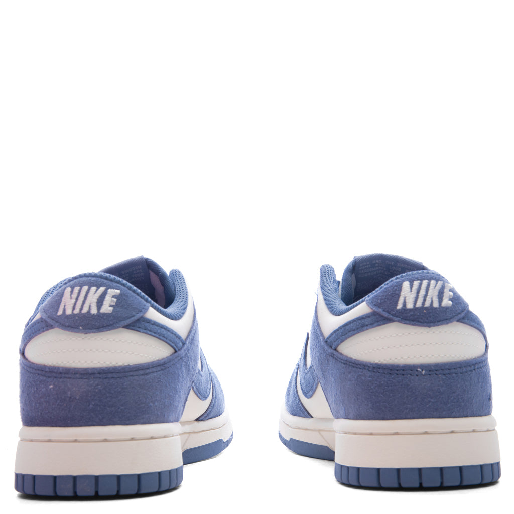 Women's Dunk Low - Sail/World Indigo/Metallic Silver