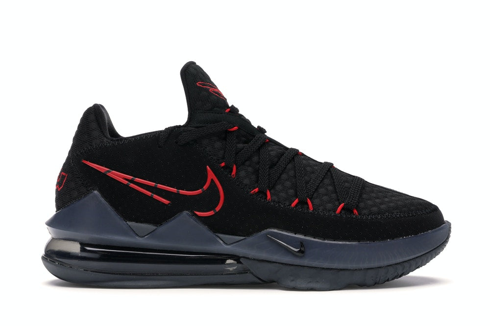 LeBron 17 Low Black Red Dark Grey
