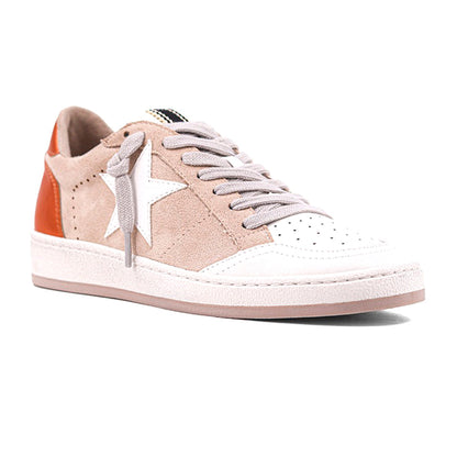 Paz Metallic Lace Up Sneakers