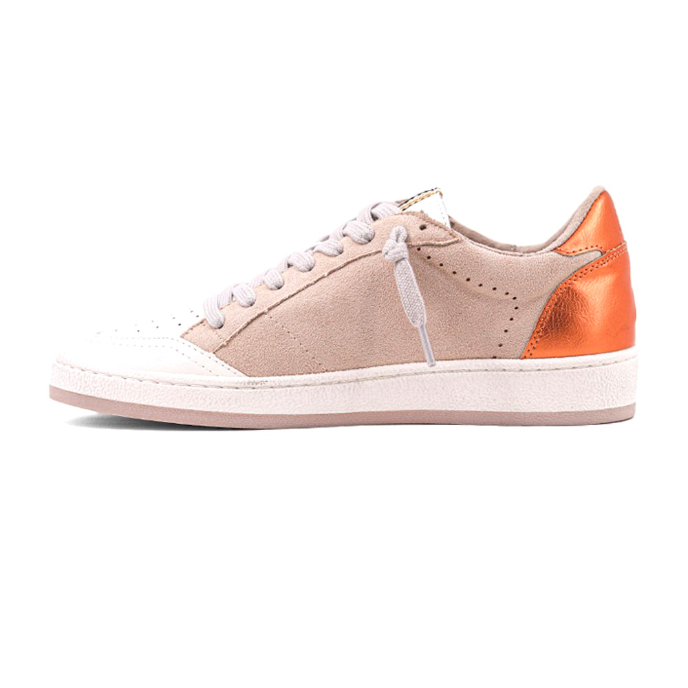 Paz Metallic Lace Up Sneakers