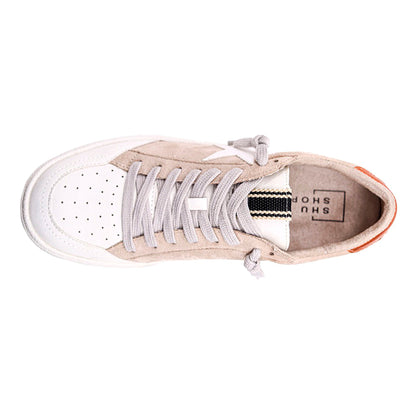 Paz Metallic Lace Up Sneakers