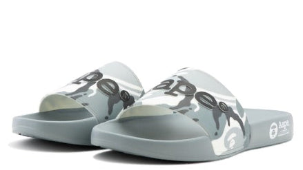 AAPE Grey Camo Slides
