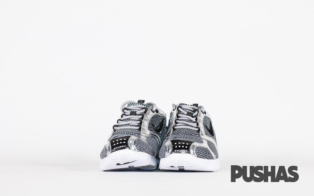 Air Zoom Spiridon Cage 2 x Stussy 'Pure Platinum