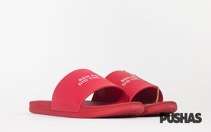 Straye Slides x Ben Baller 'Ben Baller Did the Chain' Red (New)