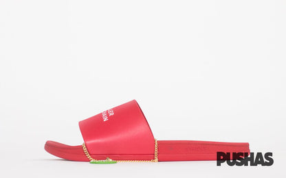 Straye Slides x Ben Baller 'Ben Baller Did the Chain' Red (New)