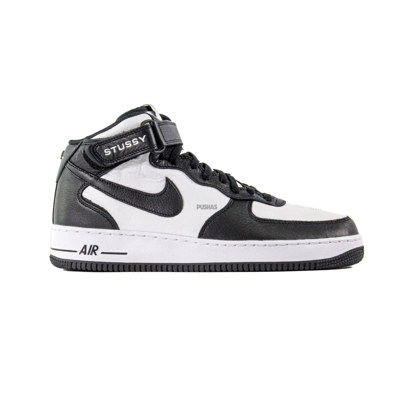 Air Force 1 Mid Stussy 'Light Bone Black' (2022)