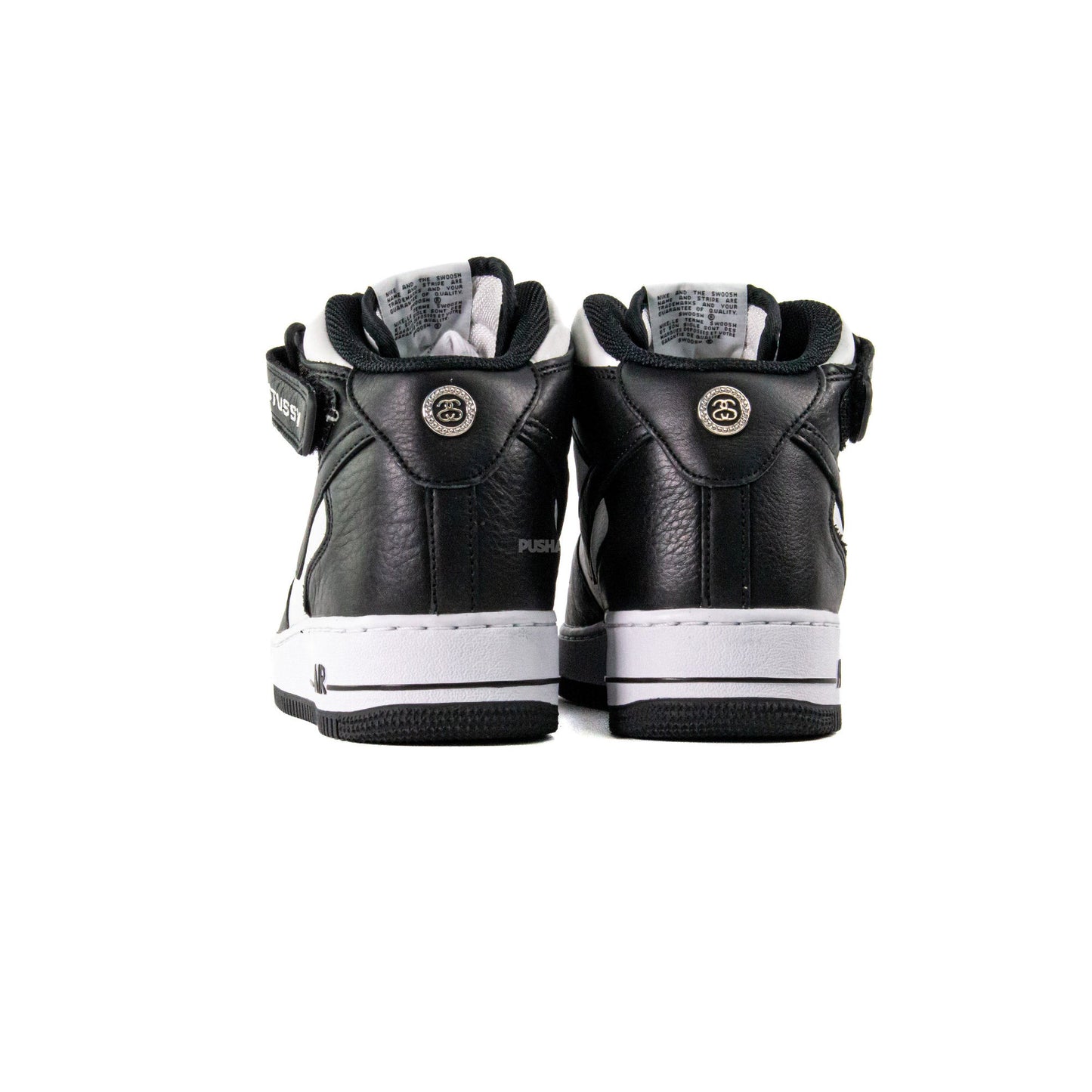 Air Force 1 Mid Stussy 'Light Bone Black' (2022)
