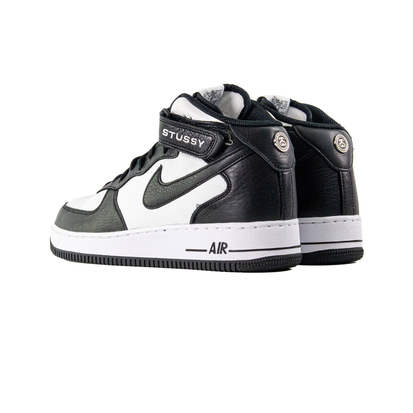 Air Force 1 Mid Stussy 'Light Bone Black' (2022)