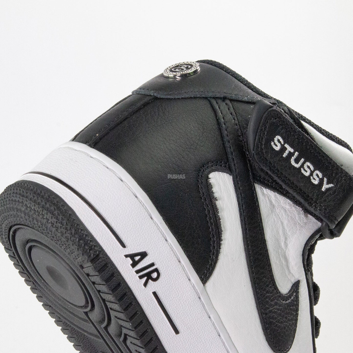 Air Force 1 Mid Stussy 'Light Bone Black' (2022)