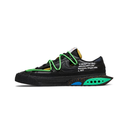 Blazer Low x Off White 'Black Electro Green' (2022)