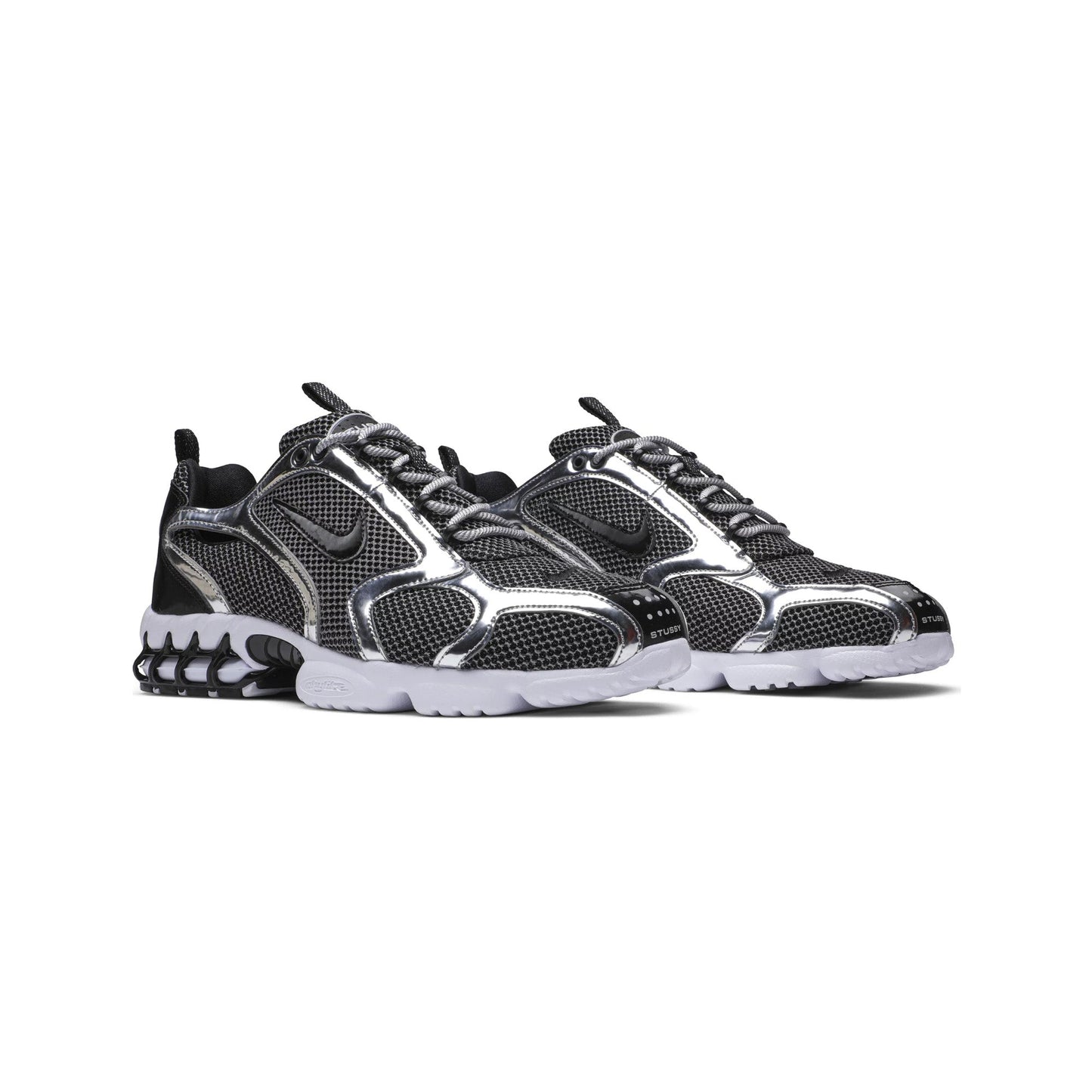 Air Zoom Spiridon Cage 2 x Stussy 'Pure Platinum