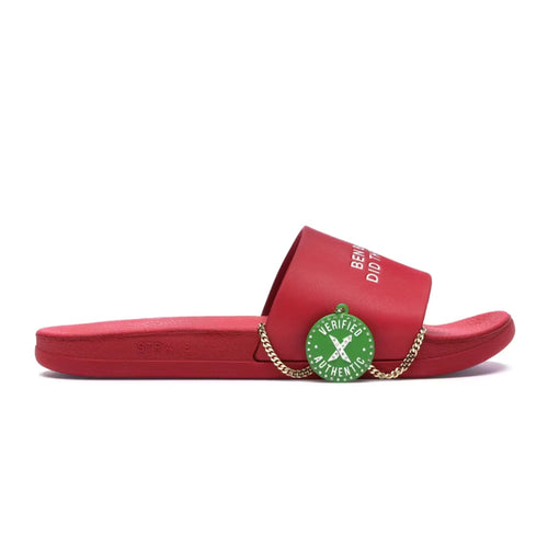 Straye Slides x Ben Baller 'Ben Baller Did the Chain' Red (New)