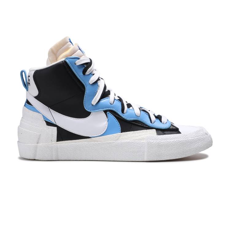 Blazer Mid sacai White Black Legend Blue (WORN)