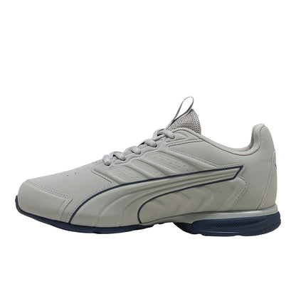 Electro Synthetic Leather Lace Up Sneakers