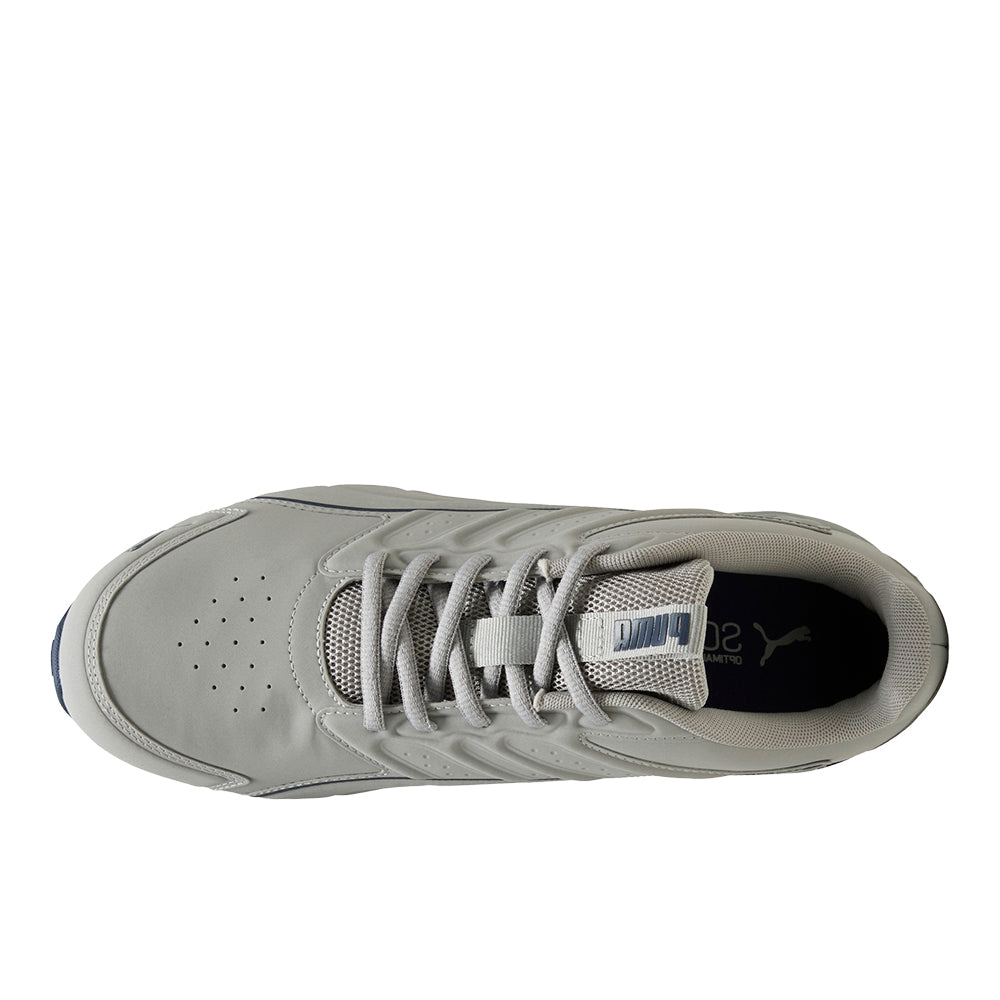 Electro Synthetic Leather Lace Up Sneakers