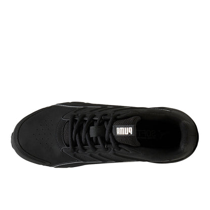 Electro Synthetic Leather Lace Up Sneakers