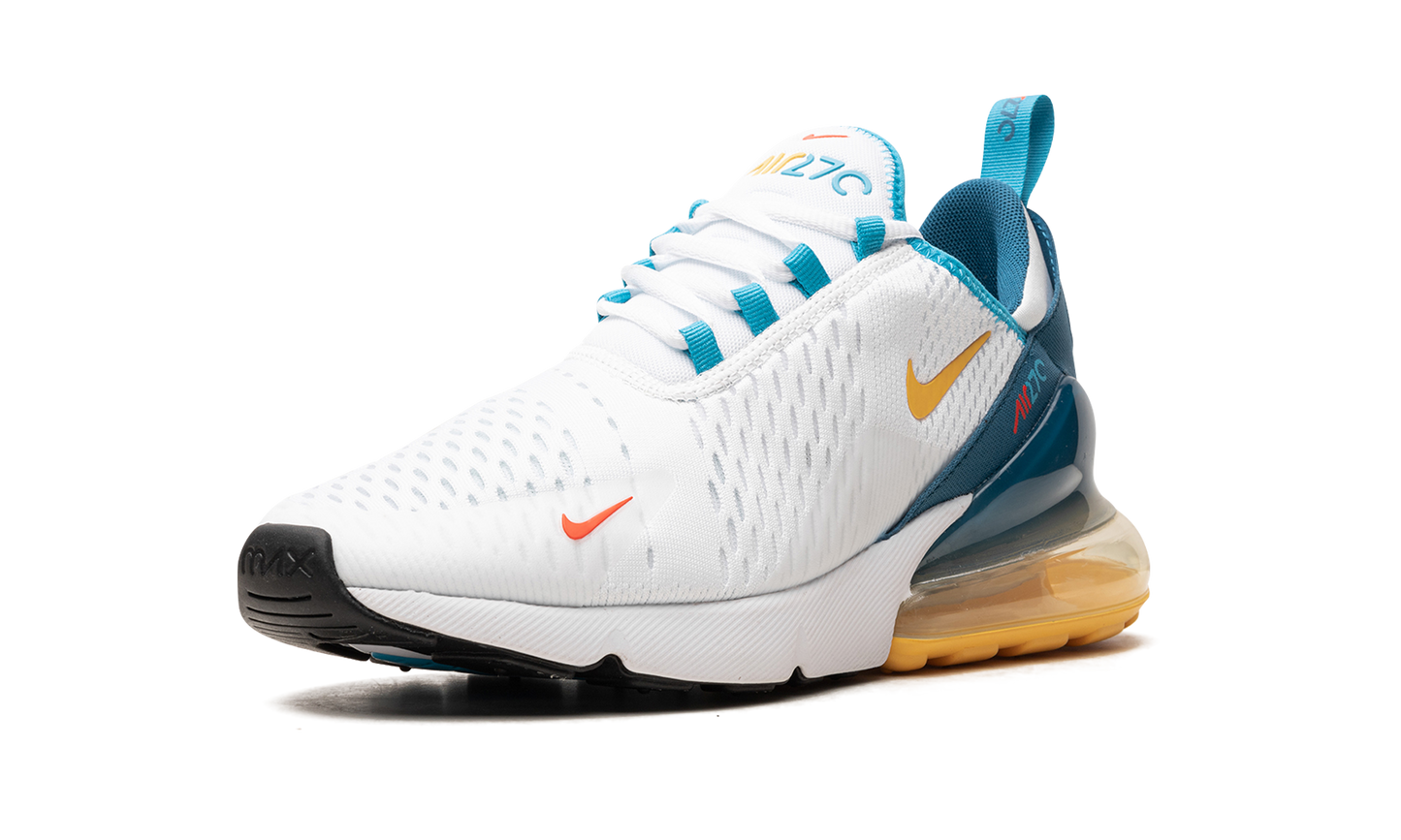 Air Max 270 "White Industrial Blue Citron Pulse" FJ4000 100
