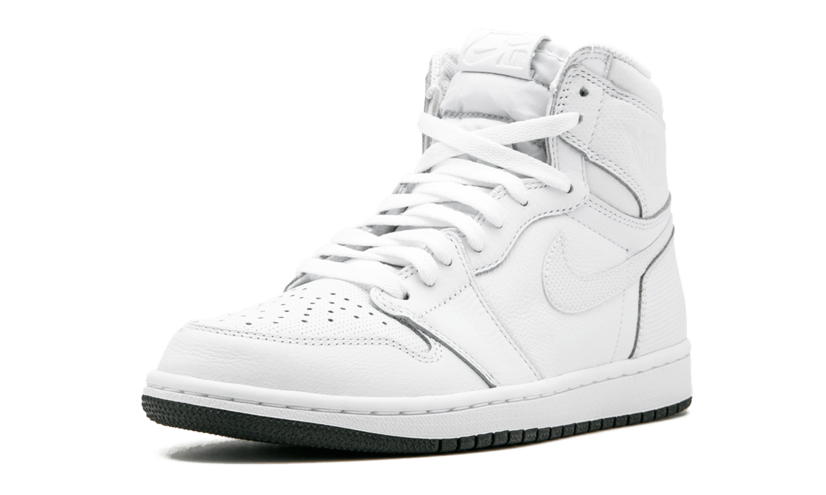 1 Retro High OG "White Perforated" 555088 100