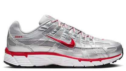 P 6000 Metallic Silver Gym Red