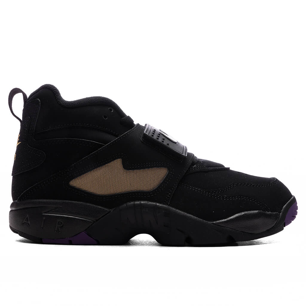 Air Diamond Turf 'Ravens' - Black/White/Club Purple/Metallic Gold