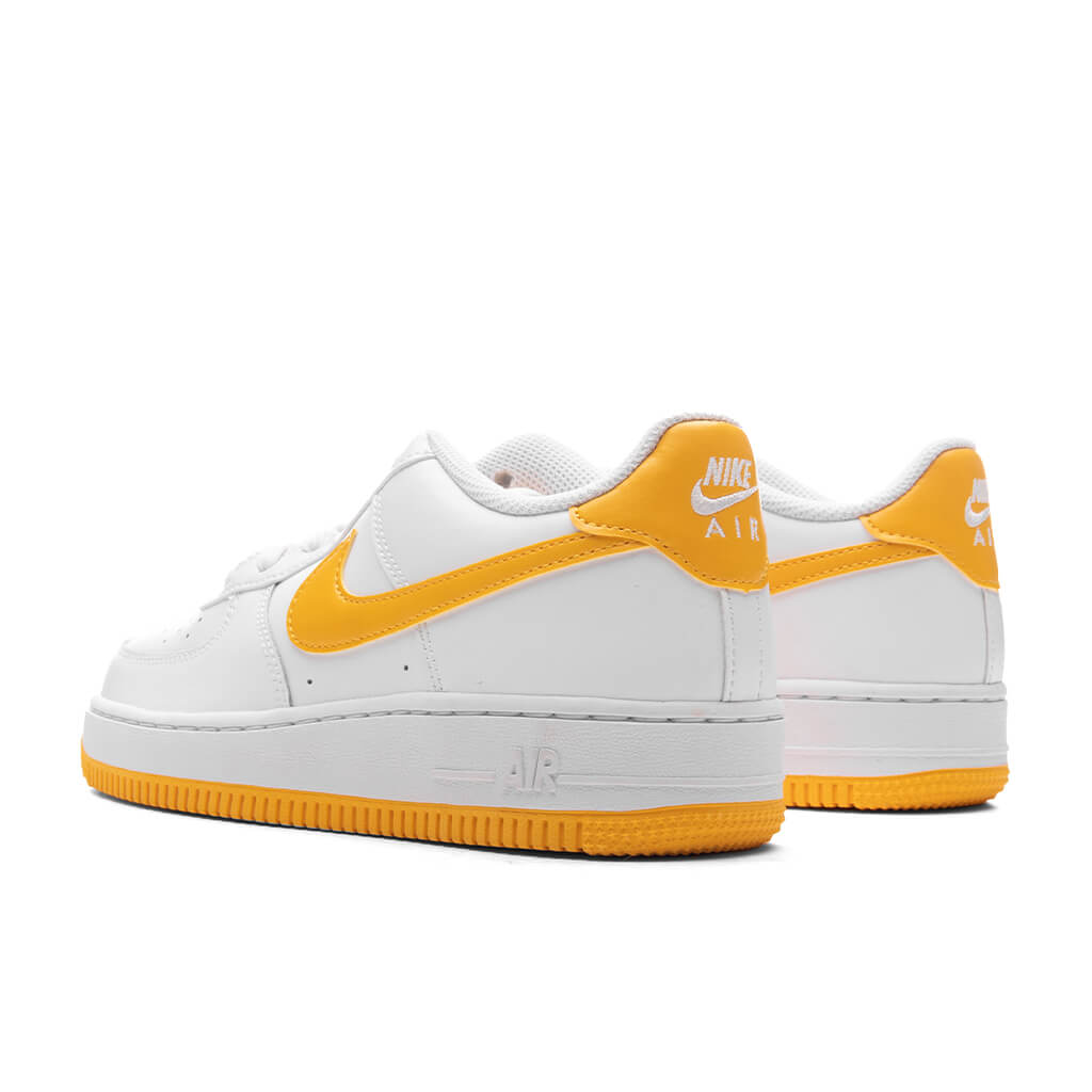 Air Force 1 (GS) - White/University Gold/White
