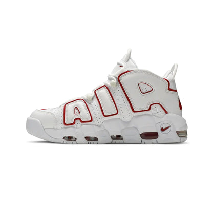 Air More Uptempo 'White Varsity Red Outline' (2021)