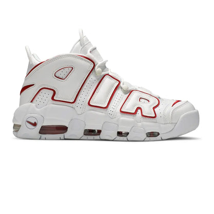 Air More Uptempo 'White Varsity Red Outline' (2021)