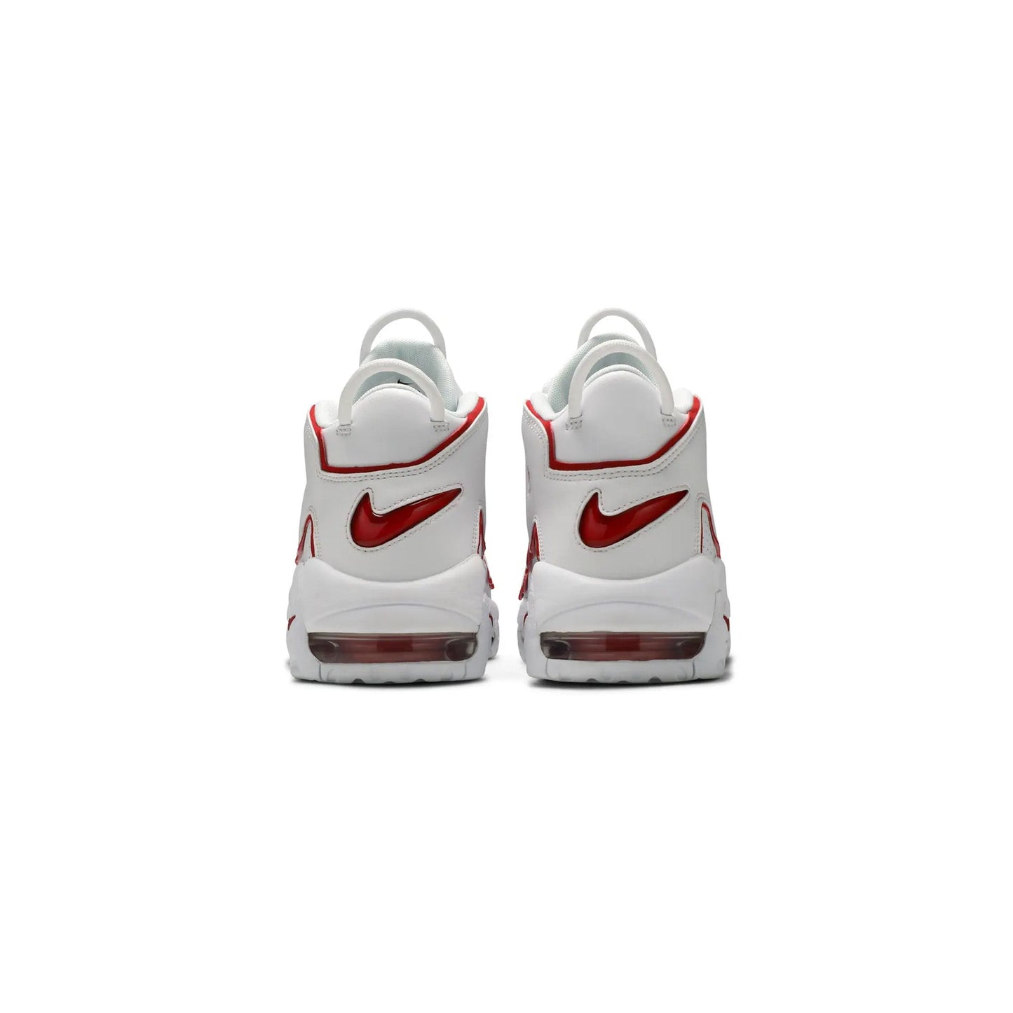 Air More Uptempo 'White Varsity Red Outline' (2021)
