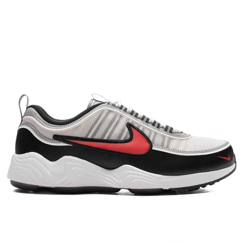 Air Zoom Spiridon - Metallic Silver/Sport Red/Black/White