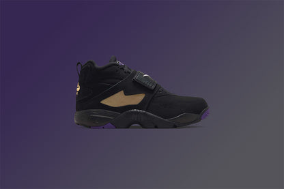 Air Diamond Turf 'Ravens' - Black/White/Club Purple/Metallic Gold