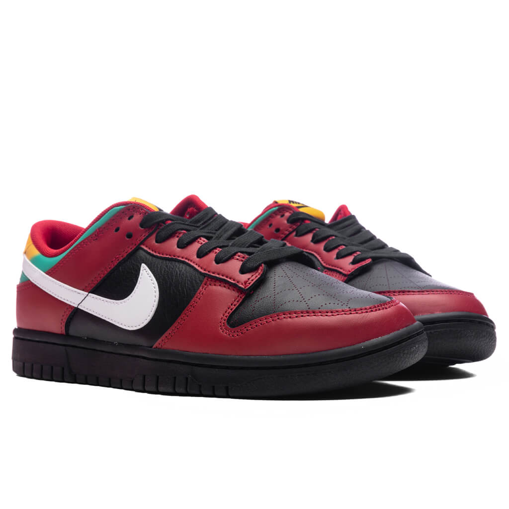 Dunk Low Retro 'Biker Tattoos' - Black/White/Gym Red/University Gold