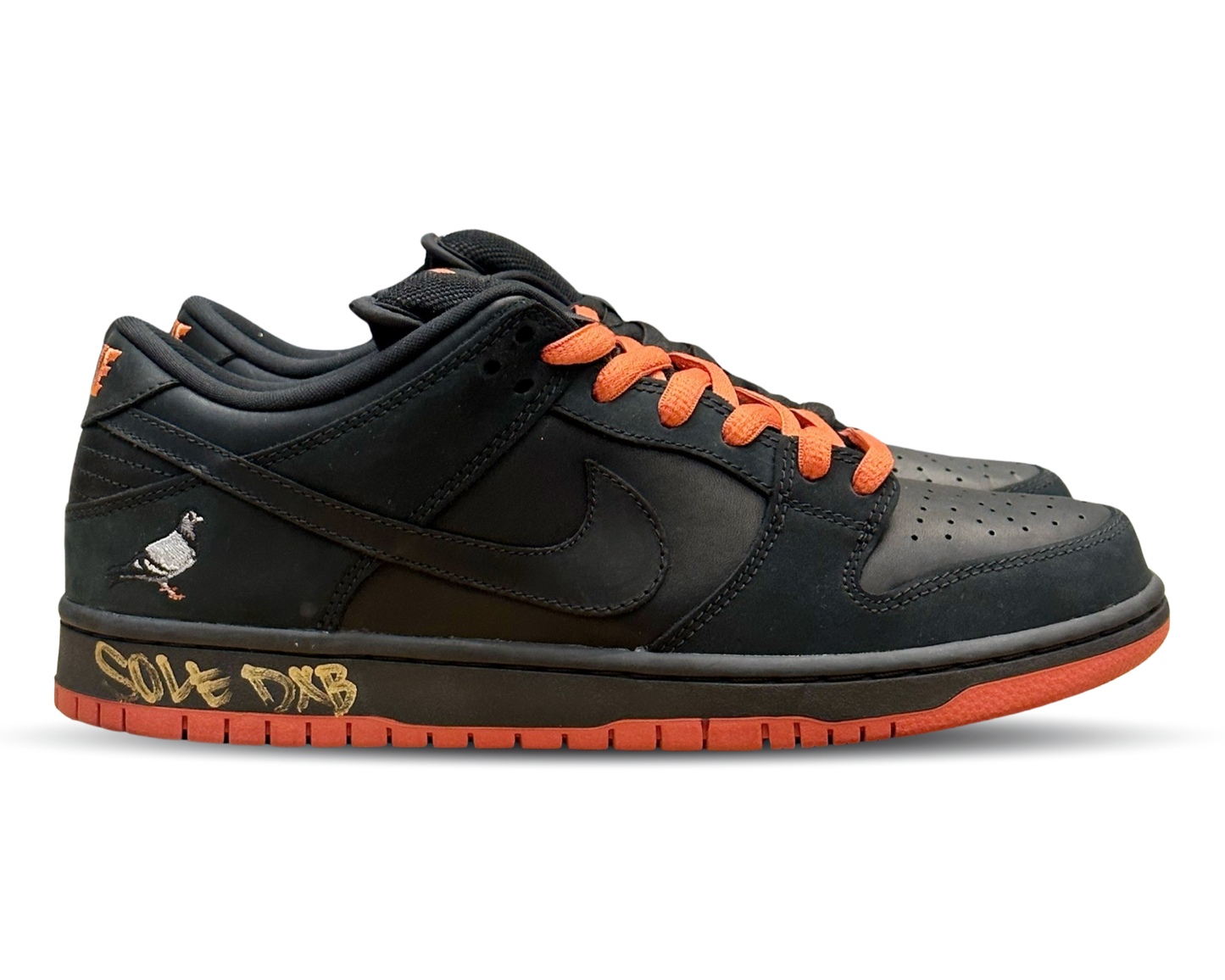 SB Dunk Low Black Staple Pigeon (SIGNED)