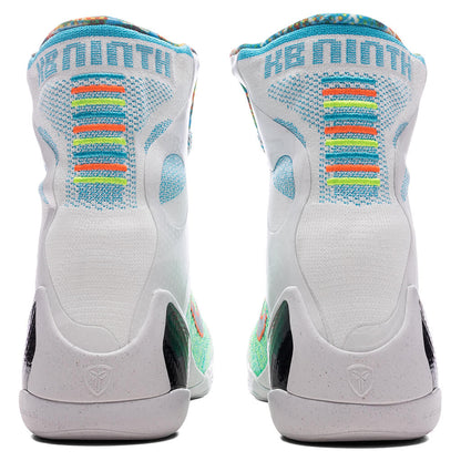 Kobe IX Elite High Protro 'What The Kobe?' - White/Reflective Silver/Chlorine Blue