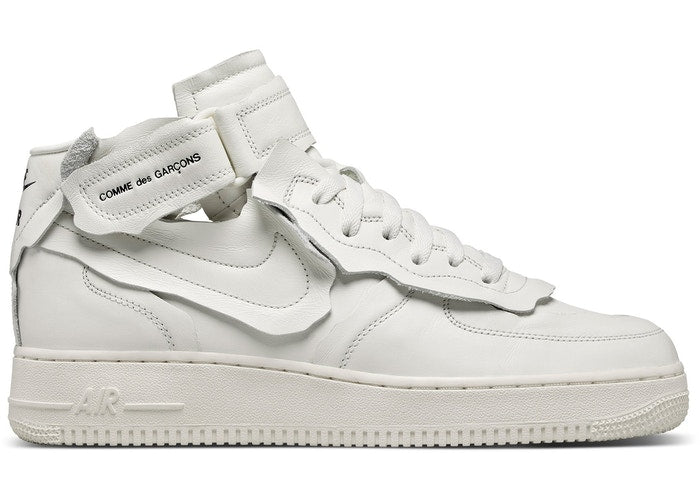 Force 1 Mid Comme des Garcons White