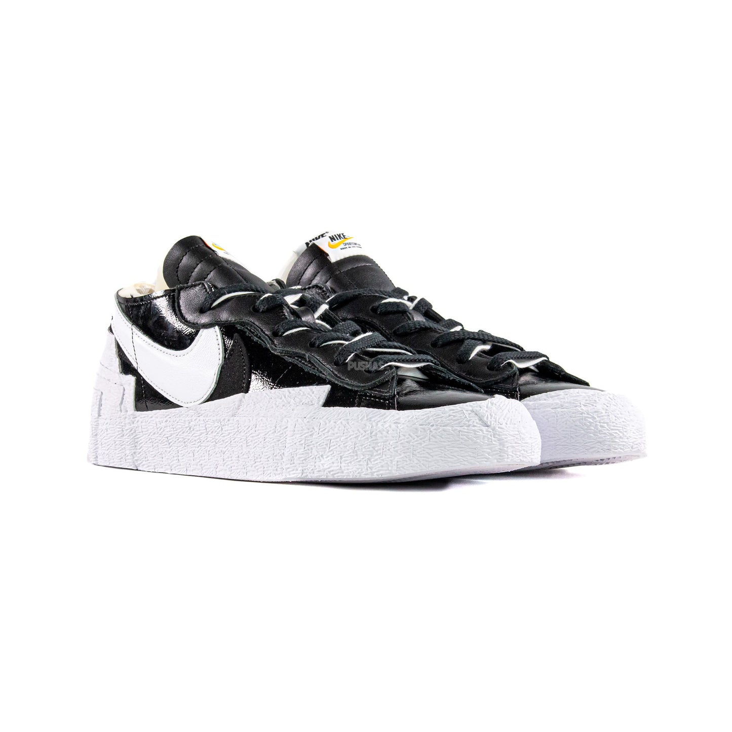 Blazer Low x Sacai 'Black Patent Leather' (2022)
