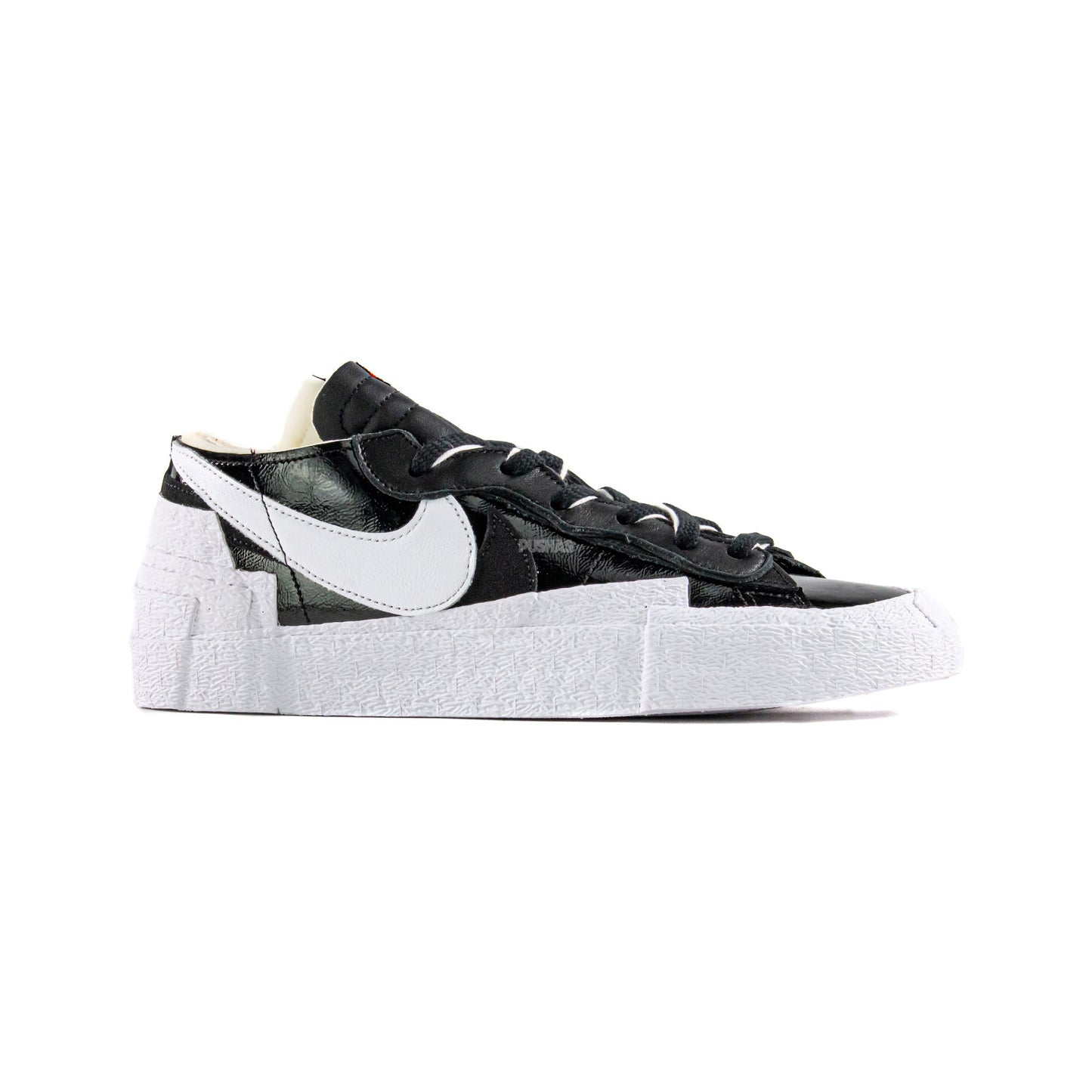 Blazer Low x Sacai 'Black Patent Leather' (2022)