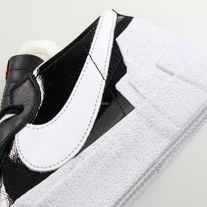 Blazer Low x Sacai 'Black Patent Leather' (2022)