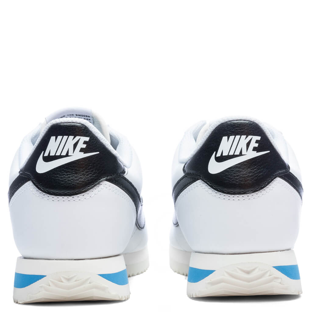 Cortez 23 - White/Black/Light Photon Blue