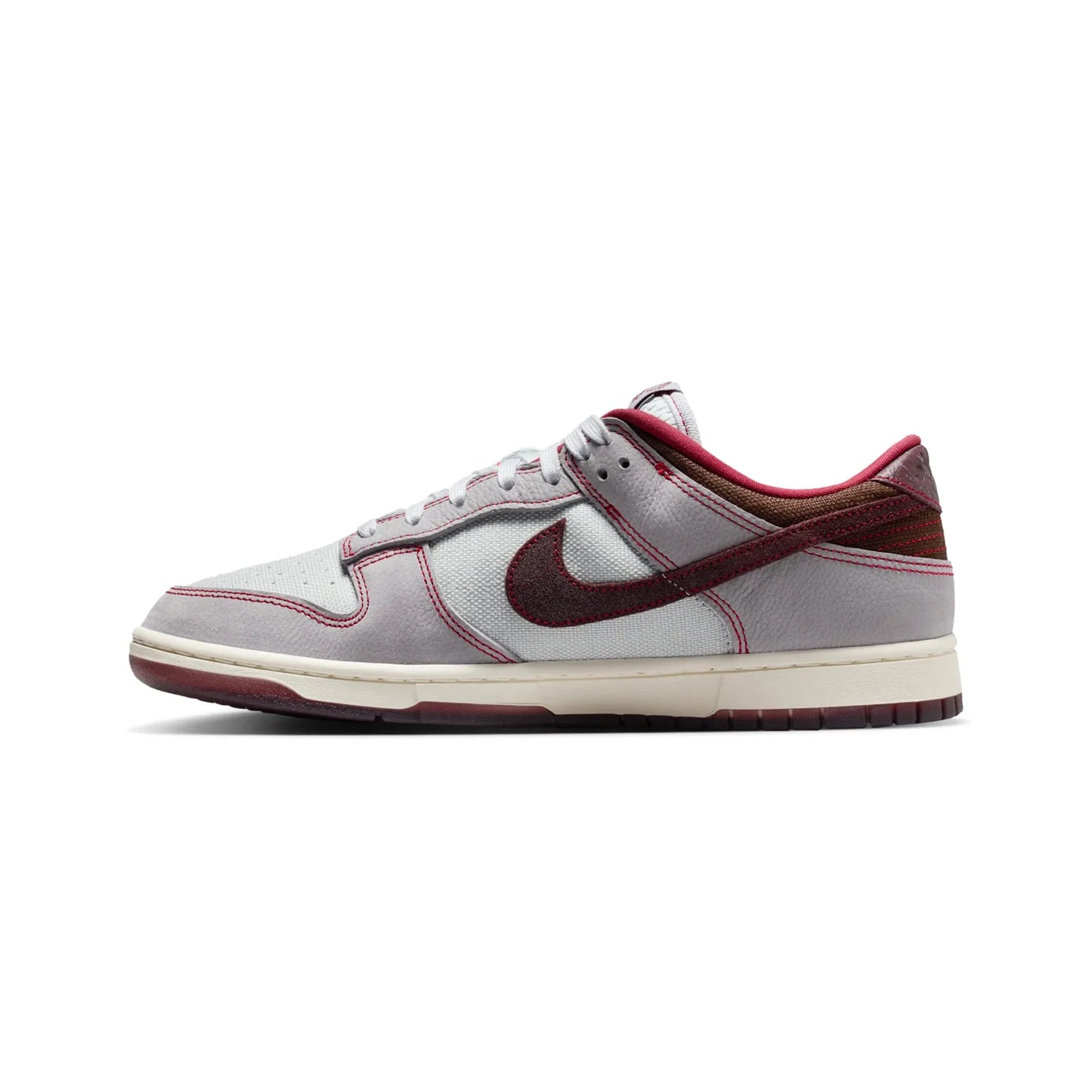 Dunk Low Canvas 'Pure Platinum Burgundy Crush' (2026)