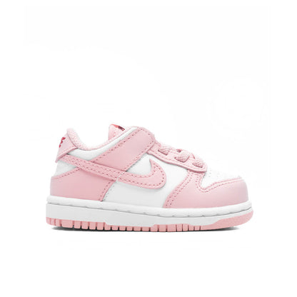 Dunk Low (TD) - White/Pink Glaze/Pomegranate