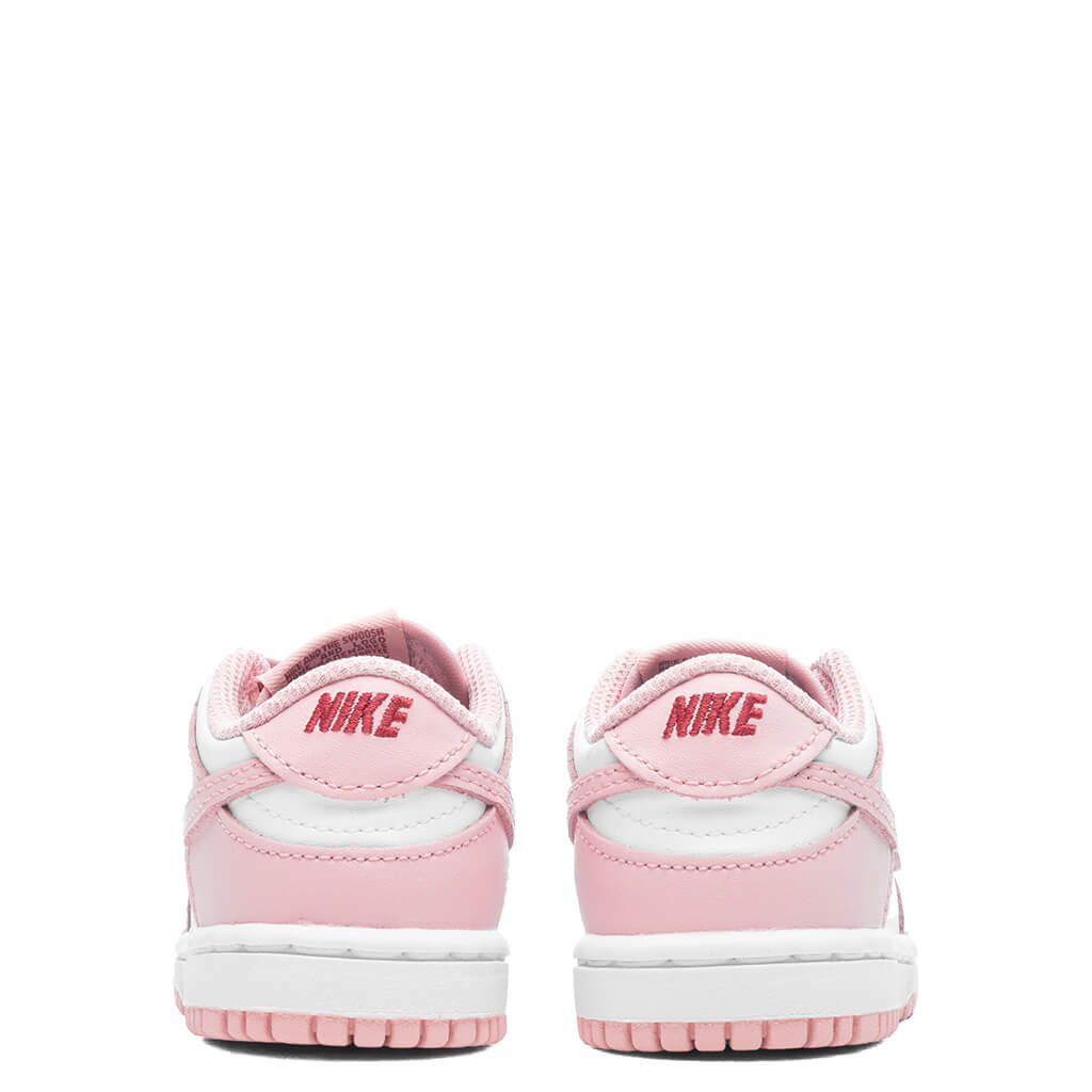 Dunk Low (TD) - White/Pink Glaze/Pomegranate