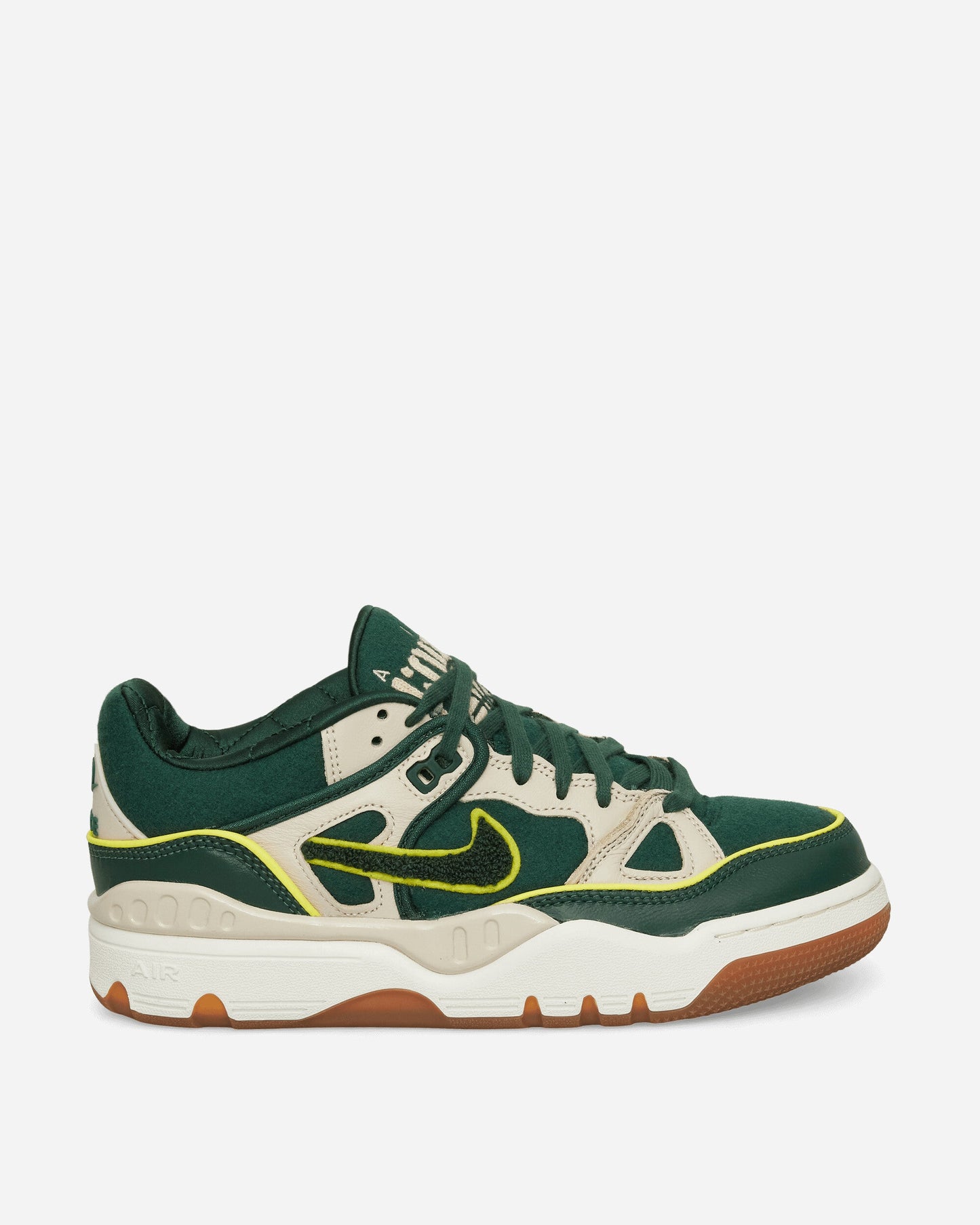 NIGO Air Force 3 Low Sneakers Forest Green / Oatmeal