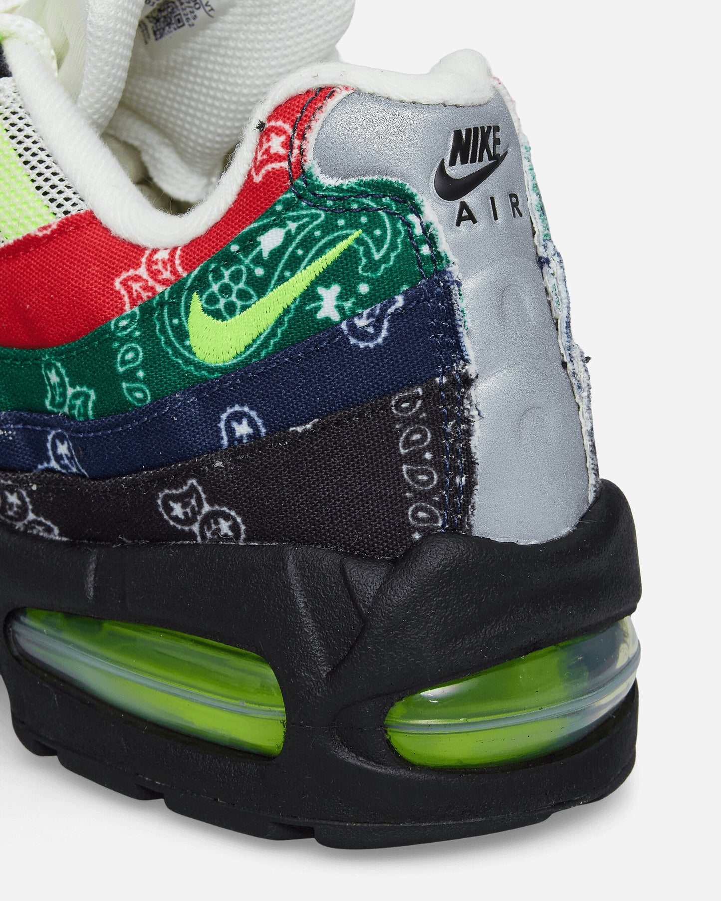 Air Max 95 Big Bubble Sneakers Volt / University Red