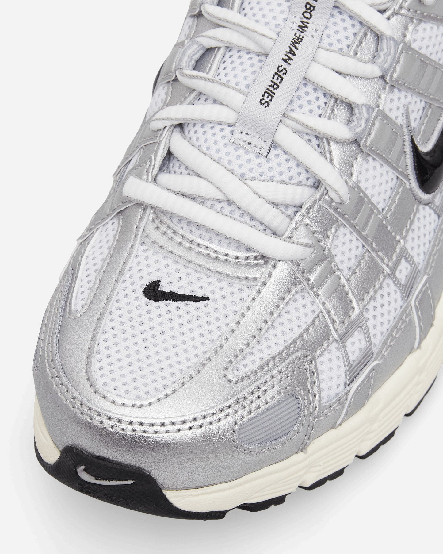 P-6000 Sneakers White / Metallic Silver