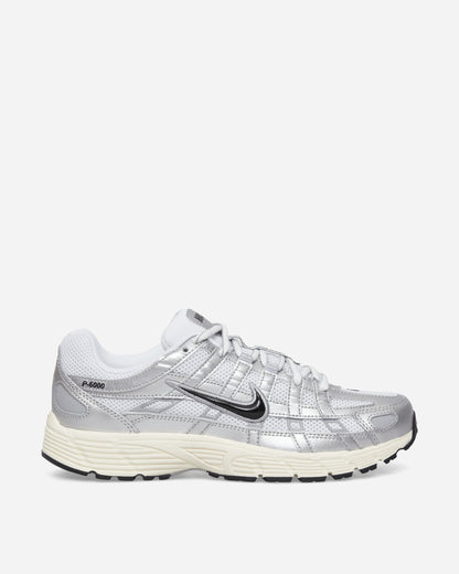 P-6000 Sneakers White / Metallic Silver